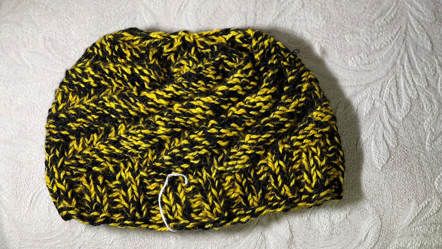 H-Black and Yellow Hat