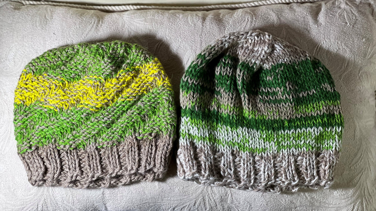 H-Fawn with Yellow n Green Hats