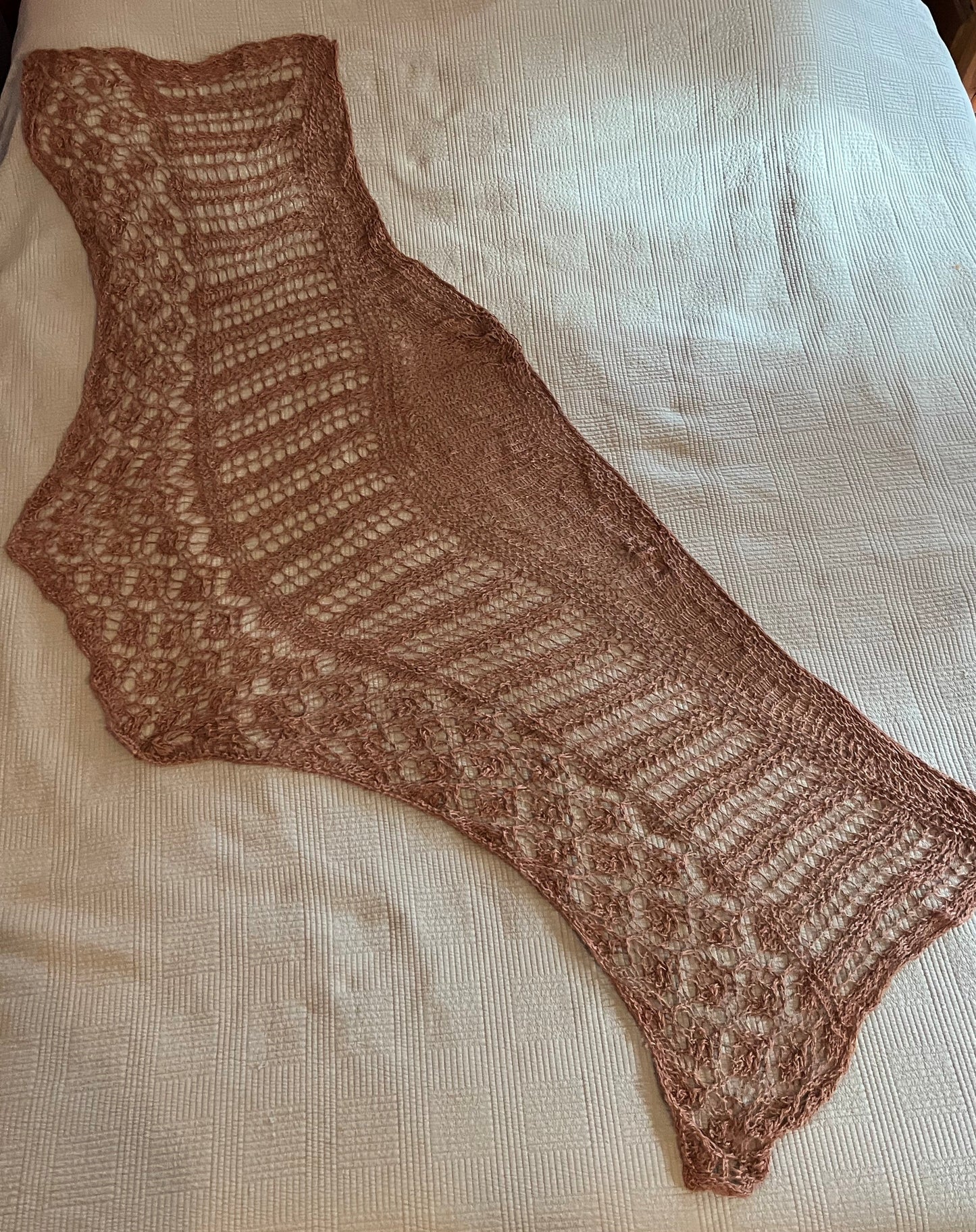 Shawl - Natural Suri/Silk