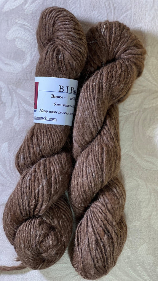 Y-Suri Yarn - Natural Brown Chunky