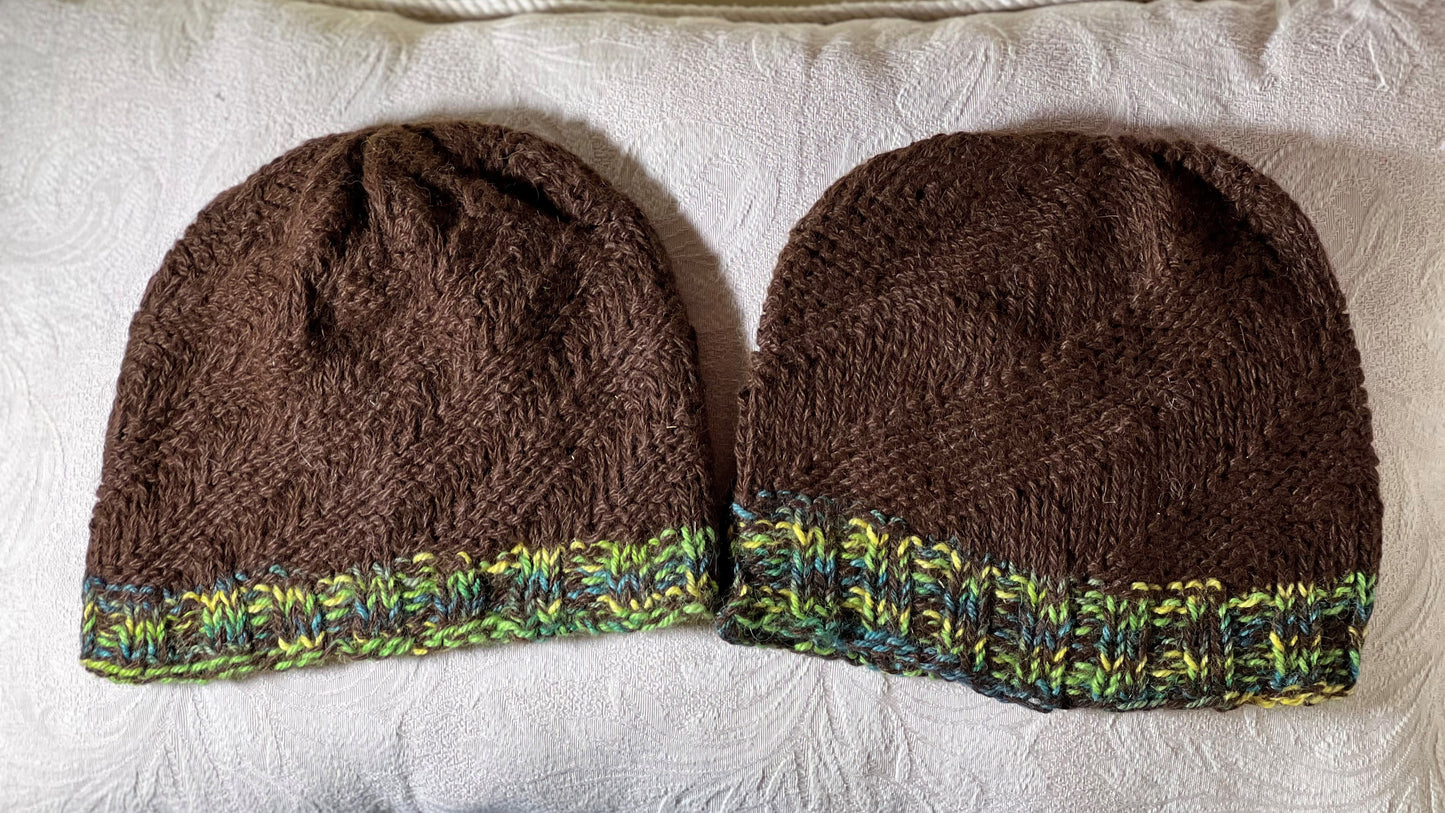 H-Brown w/Green Hats