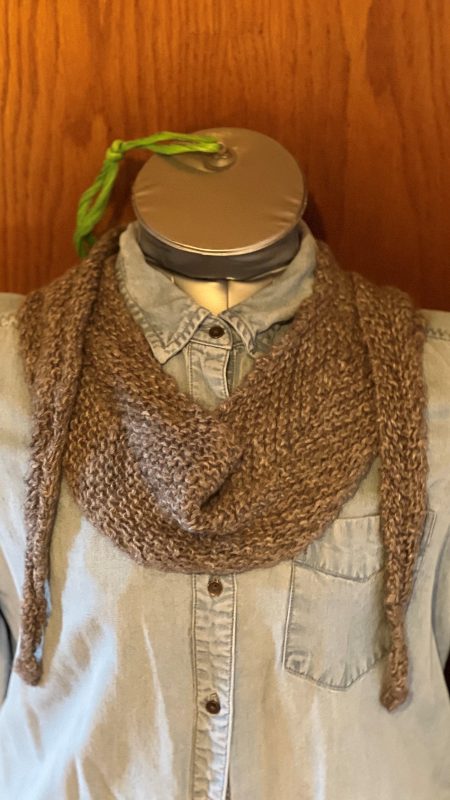 C-Long Scarves of Bulky Cria Suri Yarn
