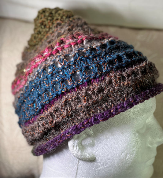 H-Large Bulky Colorful Hat