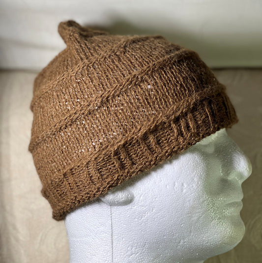 H-Brown Long Hat