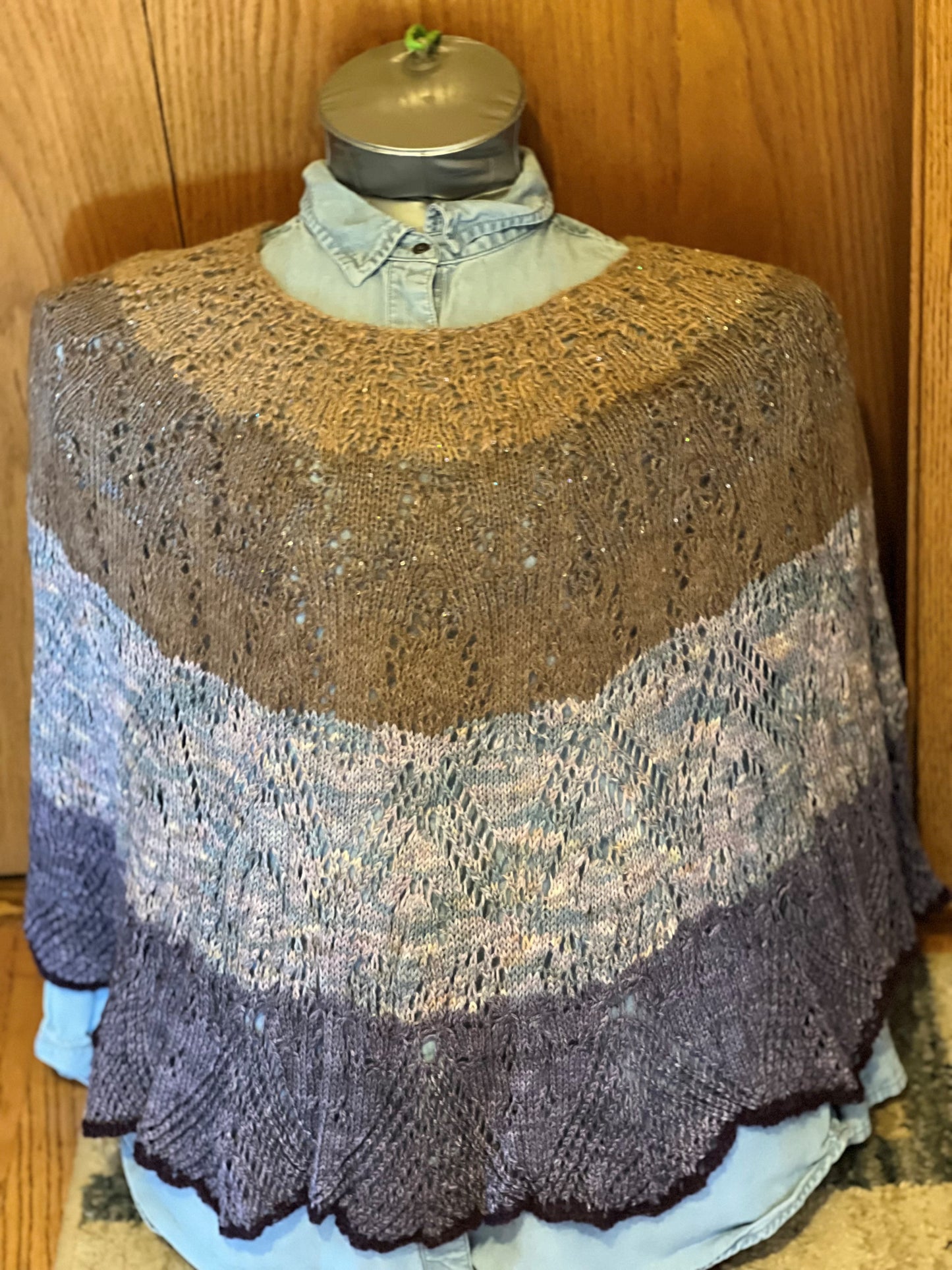 Poncho - Multi Layers of Colors