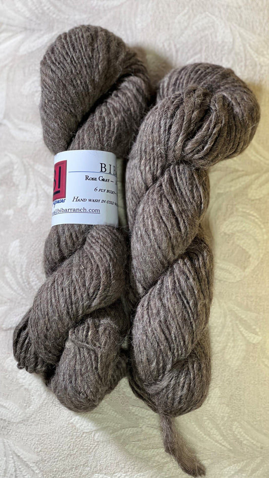 Y-Suri Yarn - Natural Rose Gray Chunky