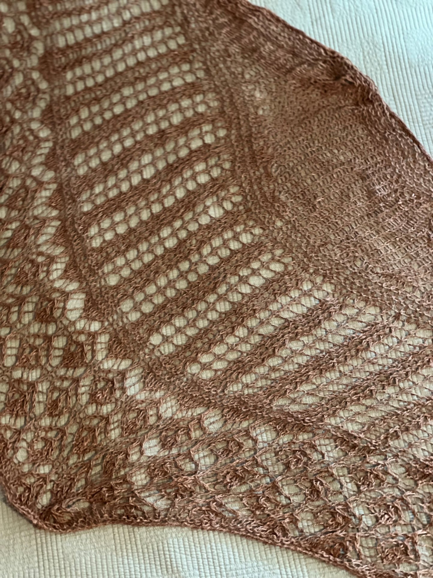 Shawl - Natural Suri/Silk