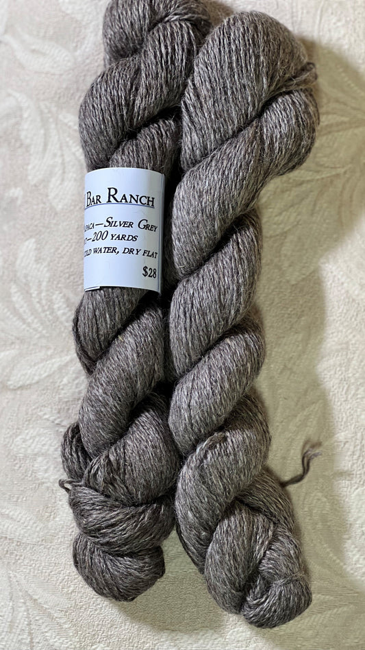 Y-Suri Yarn - Natural Silver Gray